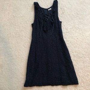 Hollister Lace Navy Blue Dress